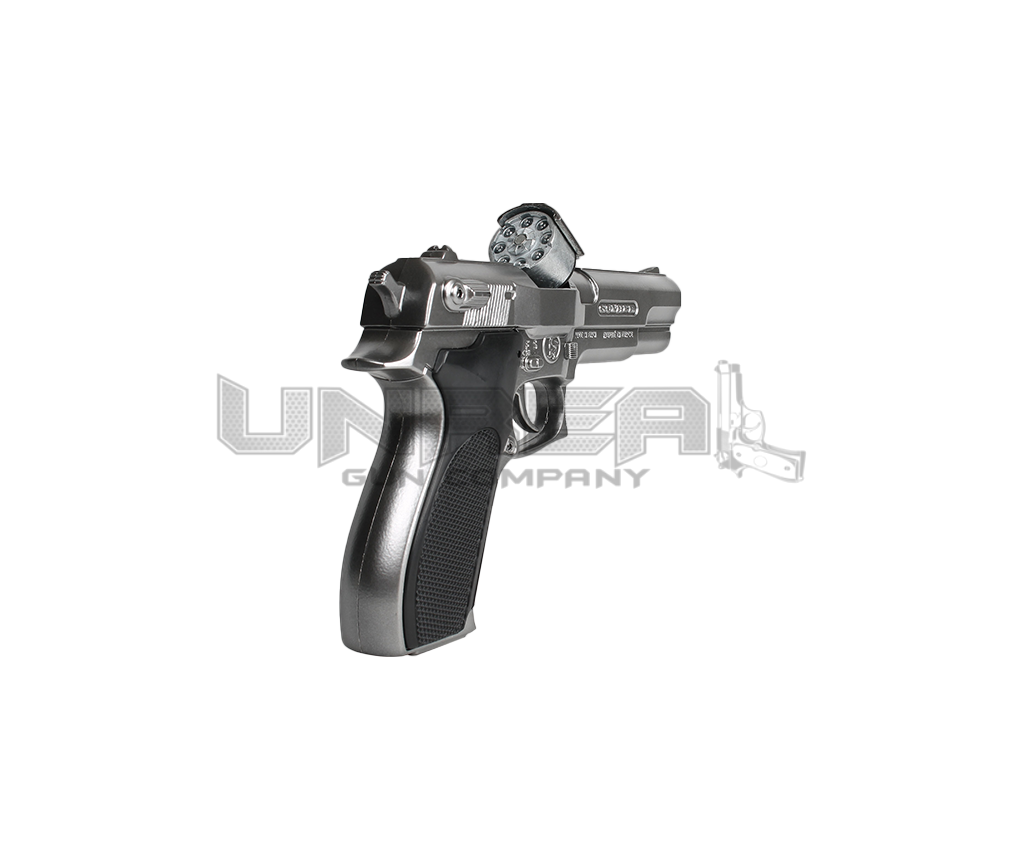 Police Pistol Colt M1911 - 8 Shots, Matt, Box