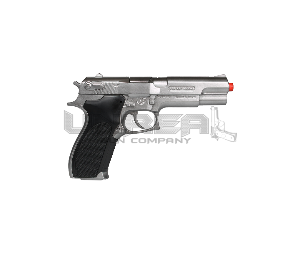 Police Pistol Colt M1911 - 8 Shots, Matt, Box