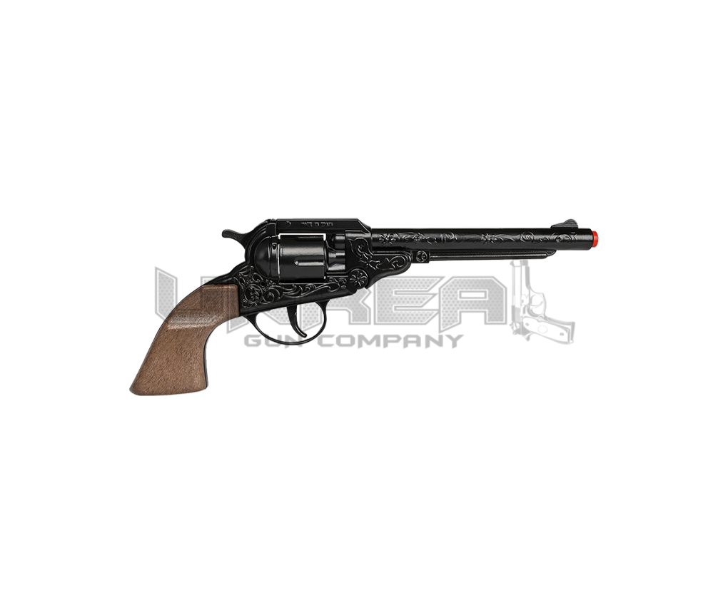 Cowboy Colt Revolver 1851 - 8-Shot - Diecast Metal - Brown/Black with Box