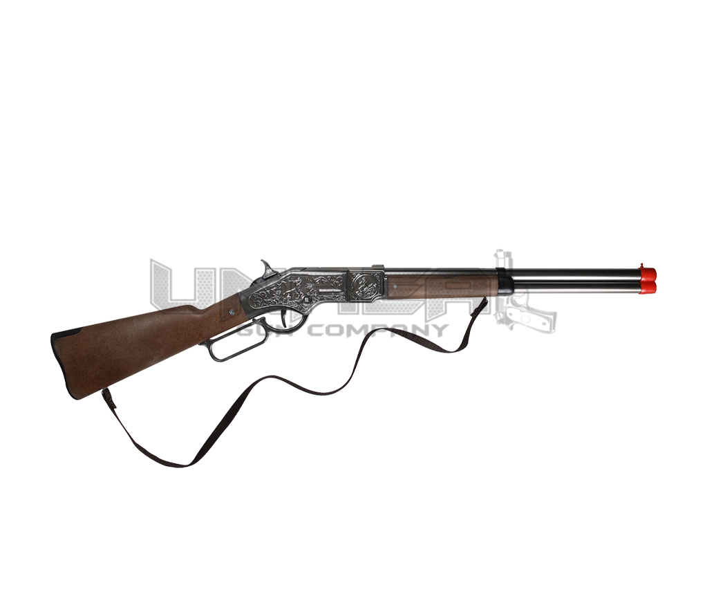 Cowboy Winchester Rifle 8 Shots, Steel, Lever Action, Box