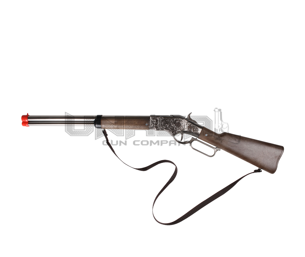 Cowboy Winchester Rifle 8 Shots, Steel, Lever Action, Box