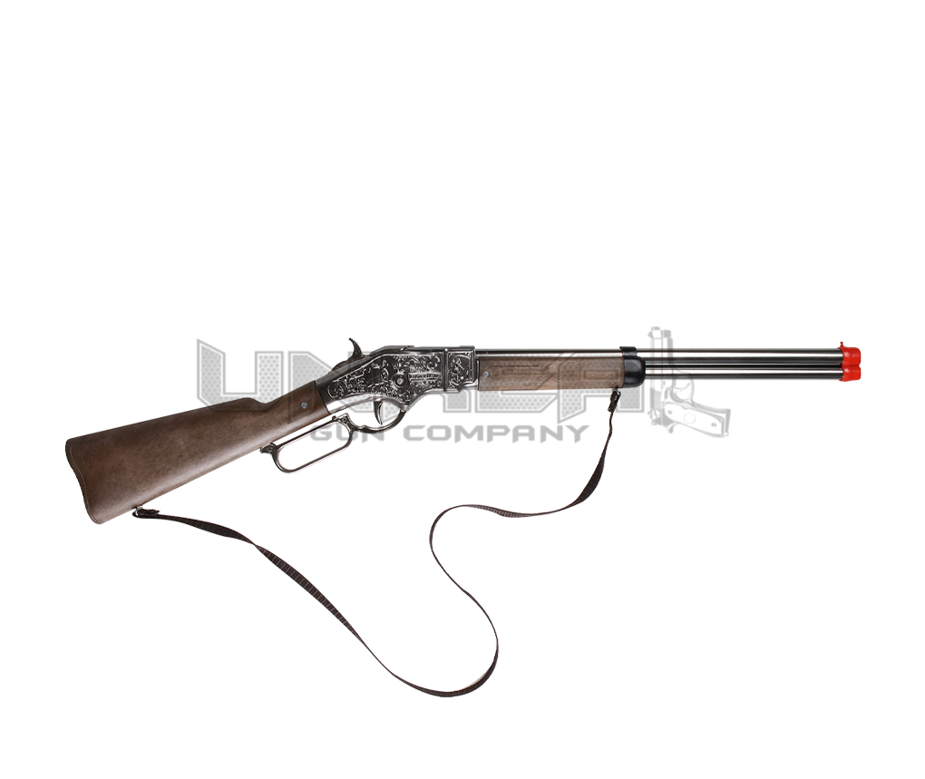 Cowboy Winchester Rifle 8 Shots, Steel, Lever Action, Box