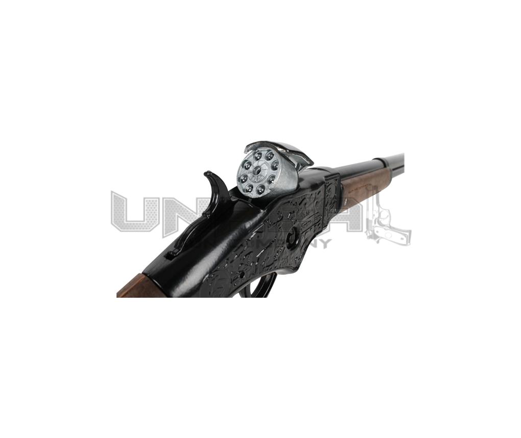 Cowboy Rifle 8 Shots, Black, Lever Action, Box