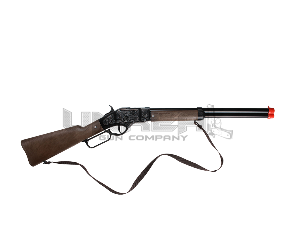 Cowboy Rifle 8 Shots, Black, Lever Action, Box