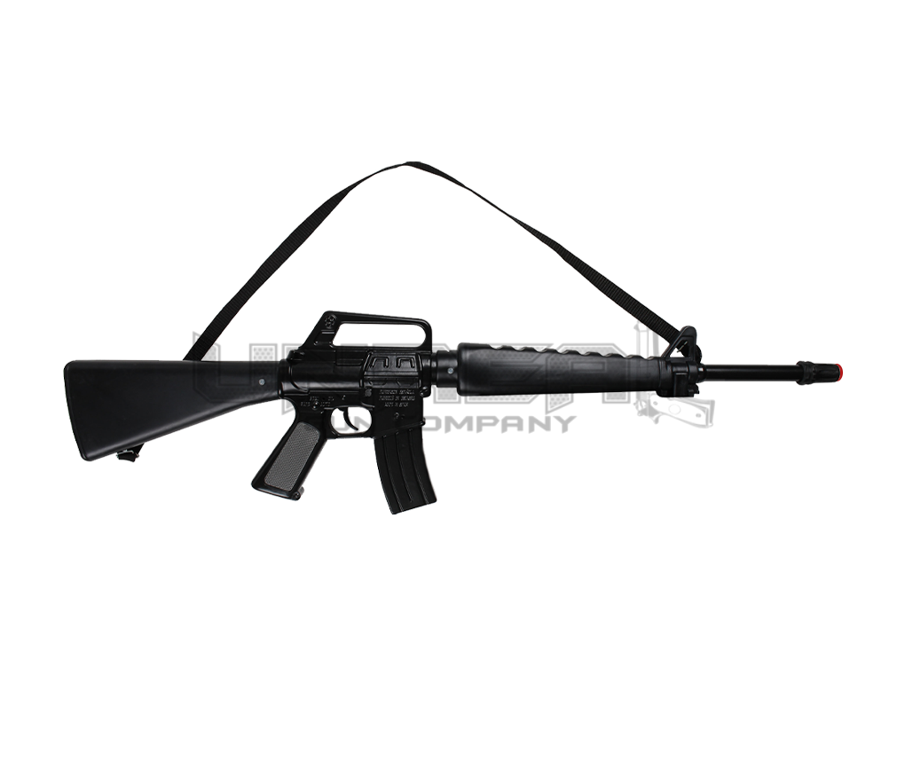 Diecast M-16 RiflE Black 8 Shots