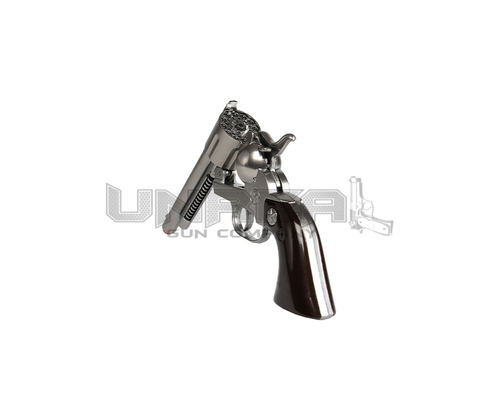 Diecast Peacemaker Western Colt SAA 6 Mm - 12-Shot - Black/Nickel