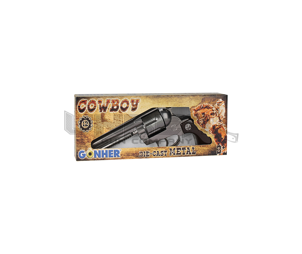 Diecast Peacemaker Western Colt SAA 6 Mm - 12-Shot - Black/Nickel
