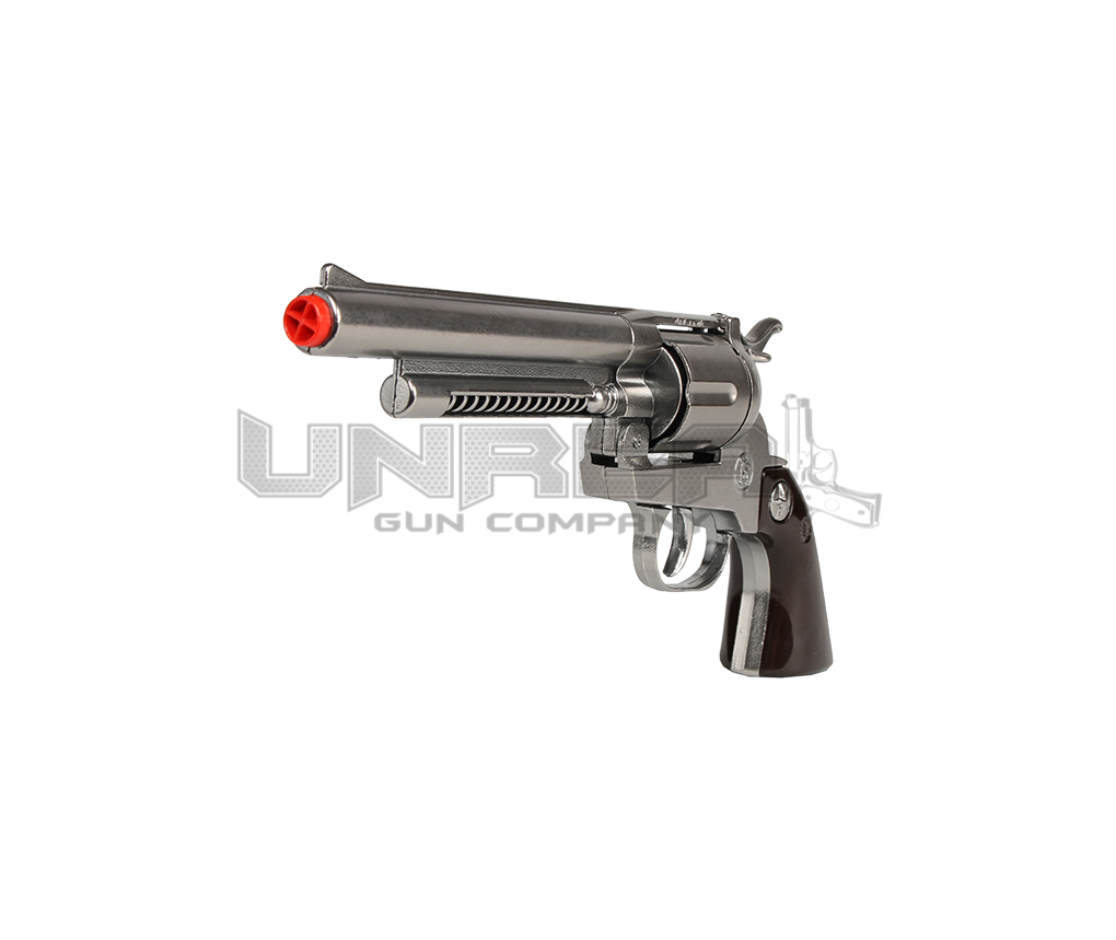 Diecast Peacemaker Western Colt SAA 6 Mm - 12-Shot - Black/Nickel