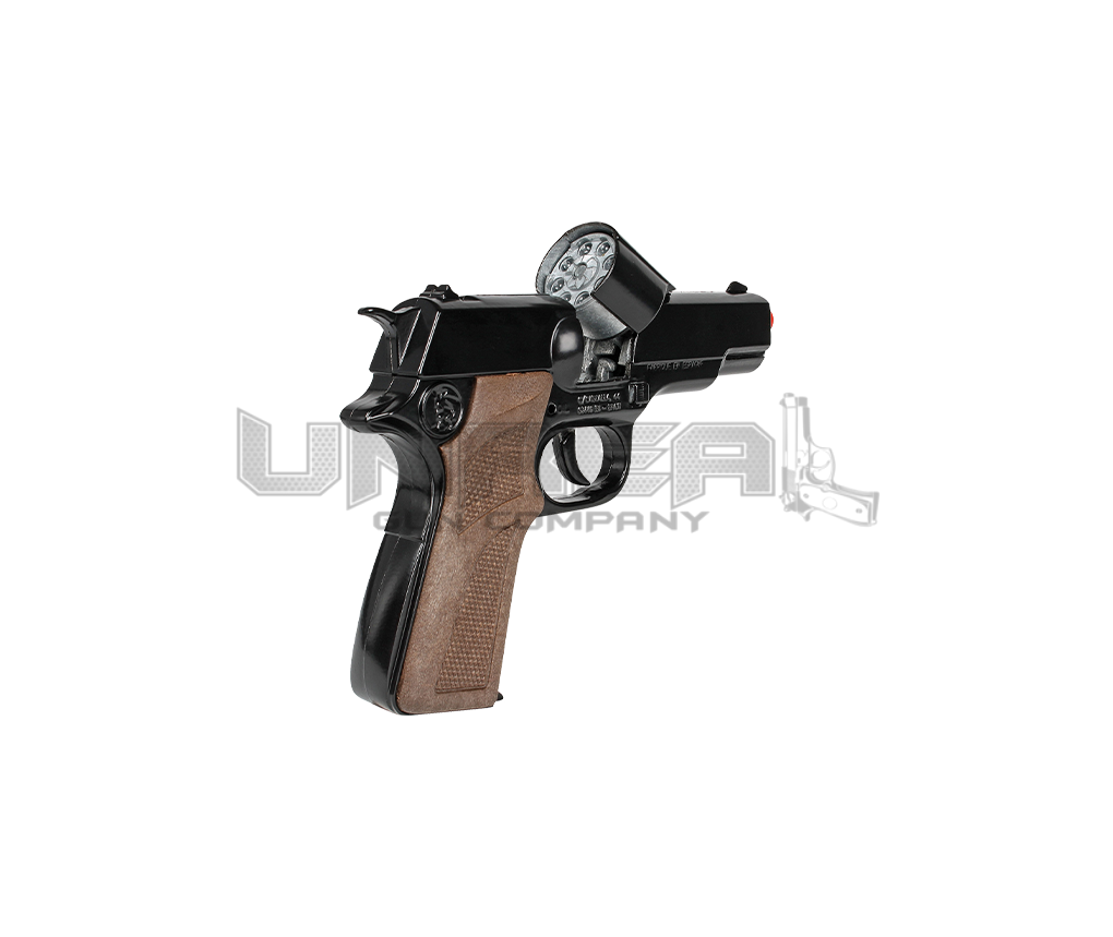 Police Astra Pistol 8 Shots, Black, Box