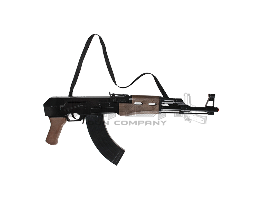 Assault Rifle 8 Shots, Black, Carton Expositor