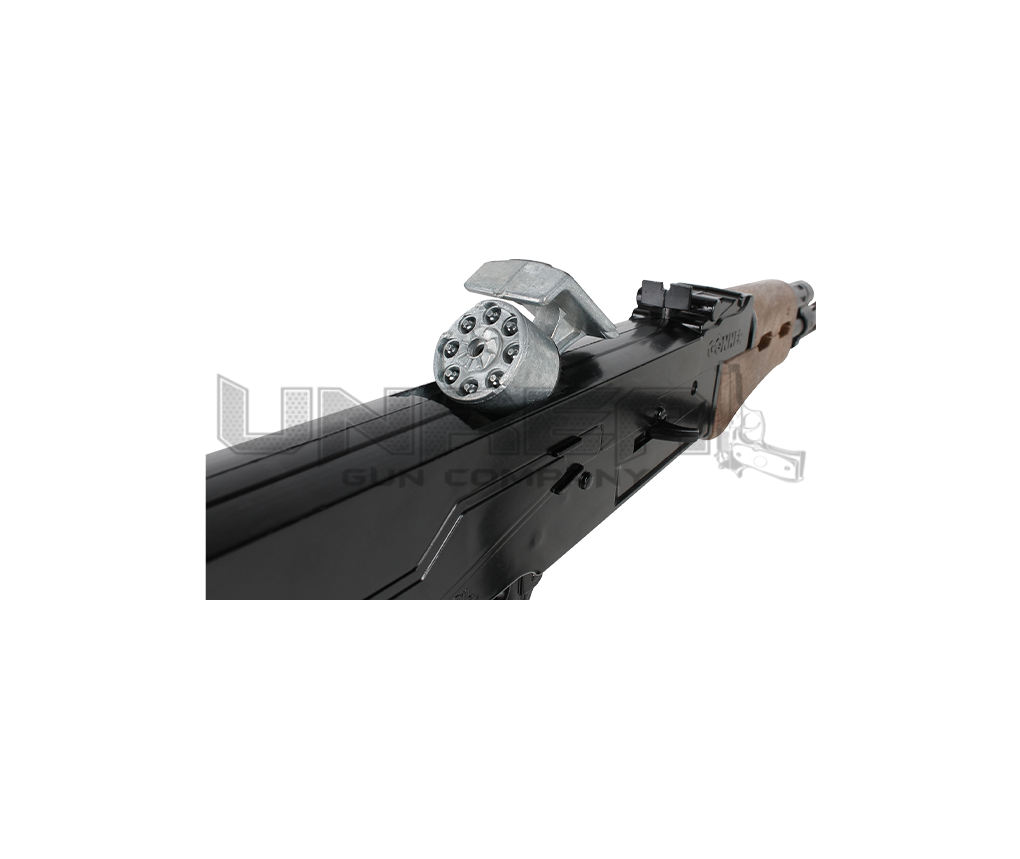 Diecast Assault AK-47 Rifle 8 Shots, Black