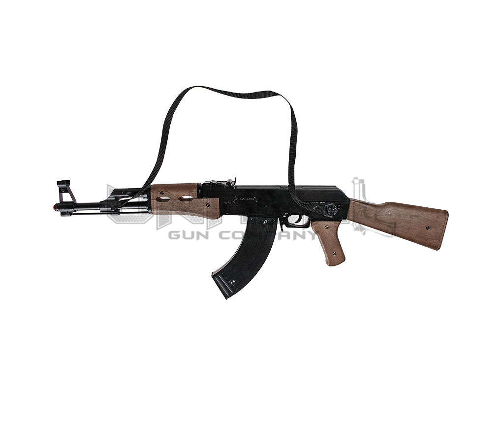 Diecast Assault AK-47 Rifle 8 Shots, Black