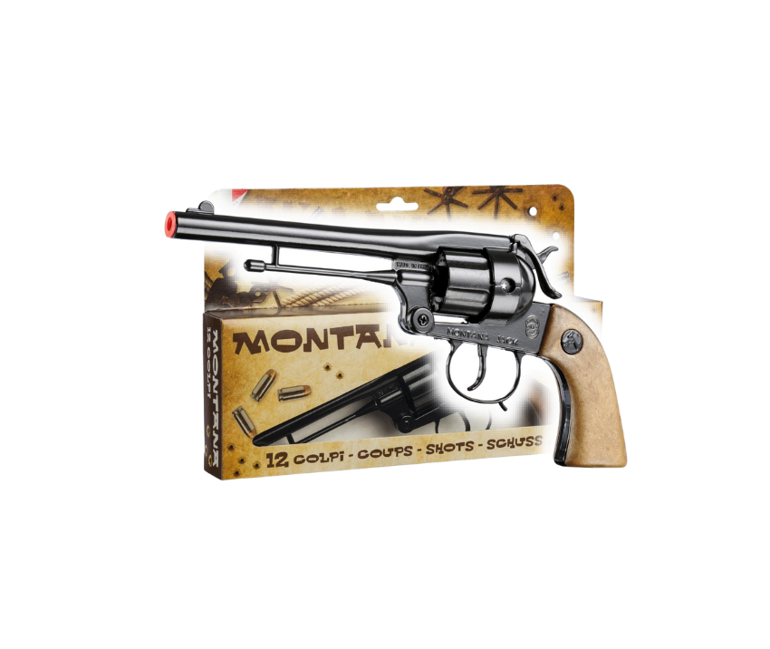 Western Revolver - Montana Gun Black - 12-Shot with Box