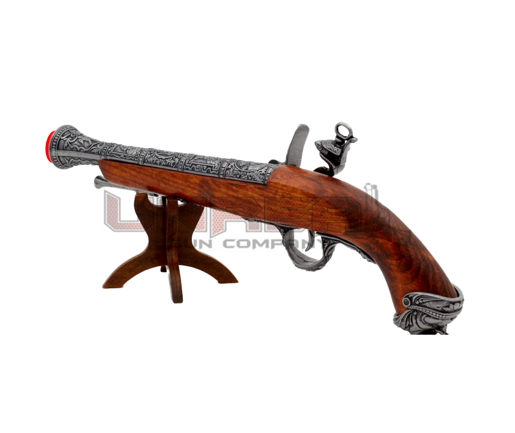 Flintlock Pirate Pistol, Italy 18th. C.