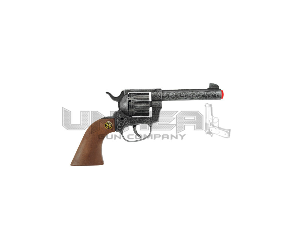Samuel Colt Magnum Antique Revolver - 12-Shot - Brown/Gray - 22 cm with Box