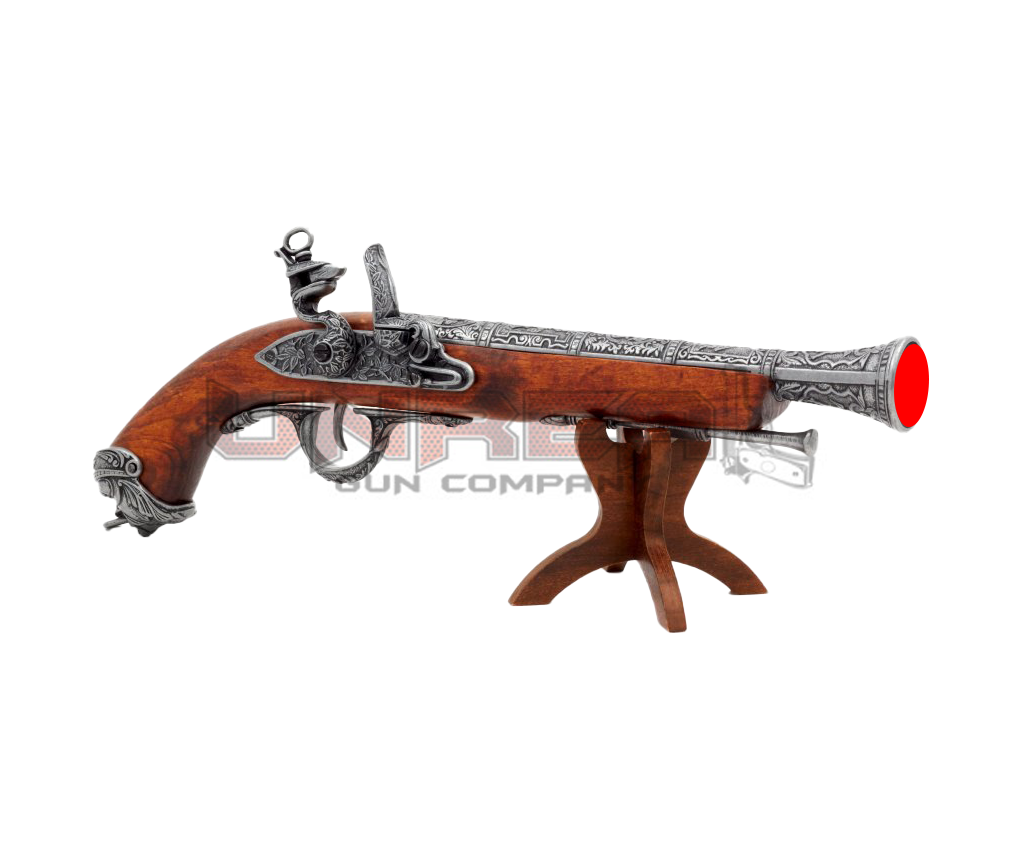 Flintlock Pirate Pistol, Italy 18th. C.