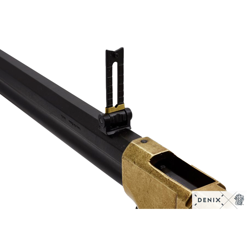 Henry Rifle With Octogonal Barrel USA 1860, Wooden Handle Black Barrel