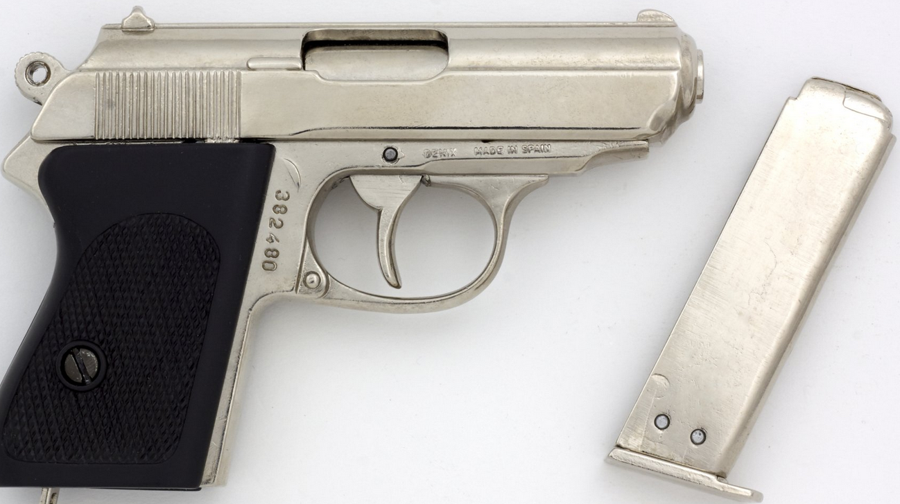 Walther PPK Semiautomatic Pistol, Germany 1919 - Nickel