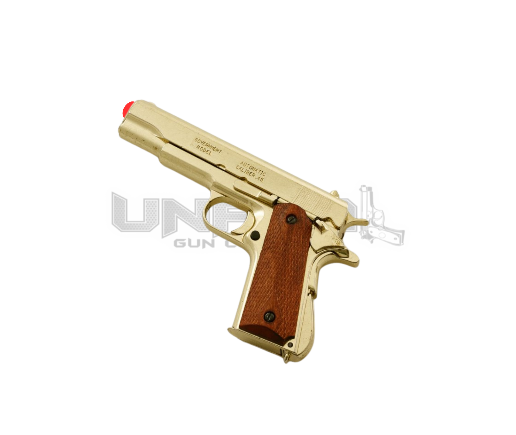 Gold Automatic .45 Pistol M1911A1, USA 1911 (WWI & II)