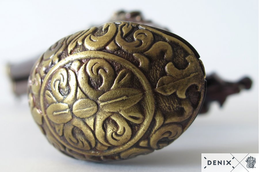 Revolving 3 Barrel Flintlock Pistol, France 18th C. - 5309