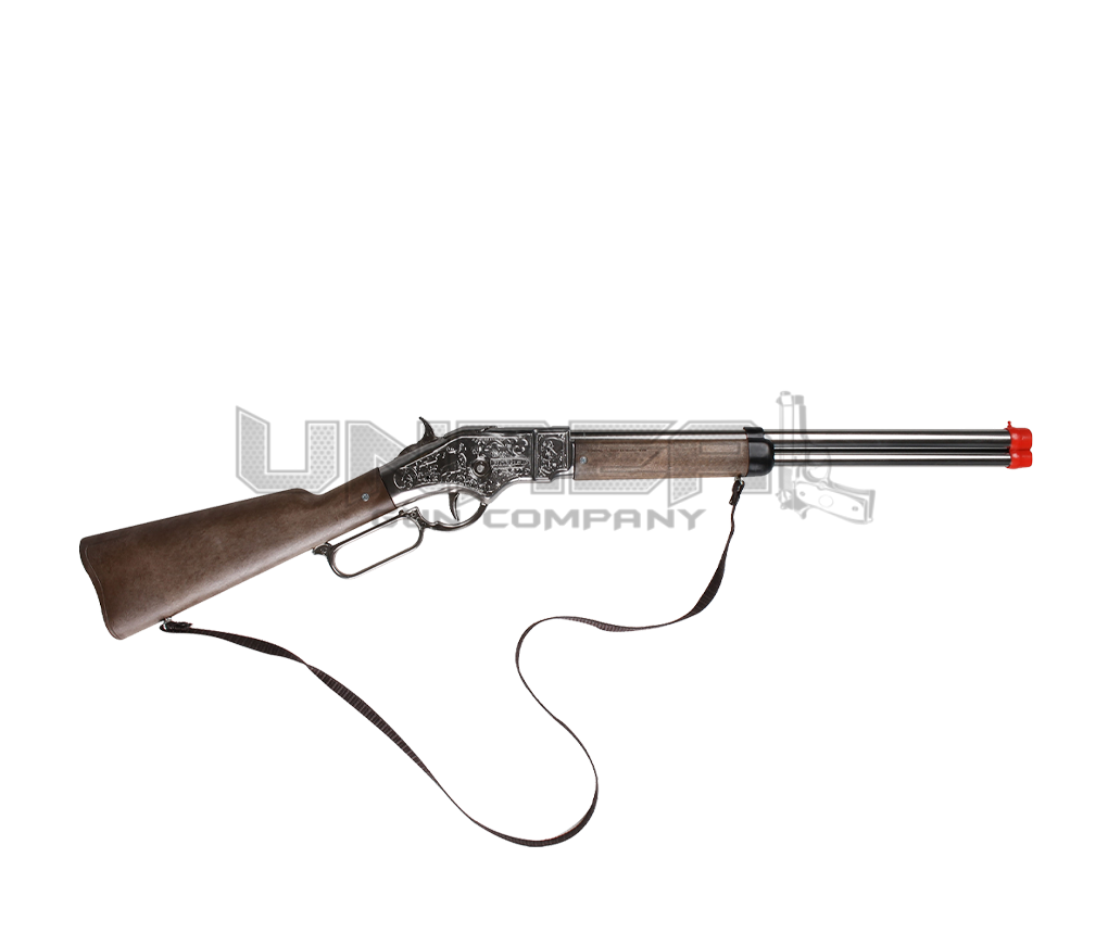 Cowboy Winchester Rifle 8 Shots, Steel, Lever Action, Box