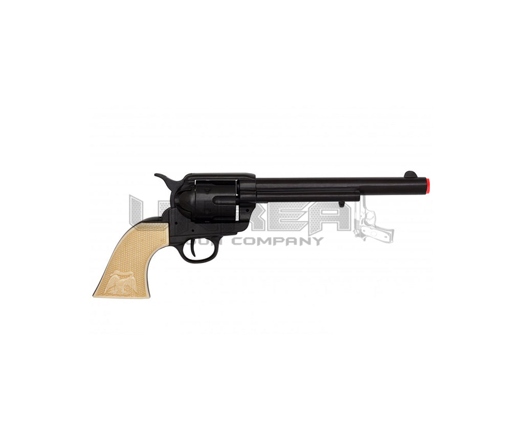 7.5 Inch Caliber .45 Peacemaker Revolver Colt 1873 USA Ivory Handle Black Barrel - 35 cm - Model: 3/1109/N