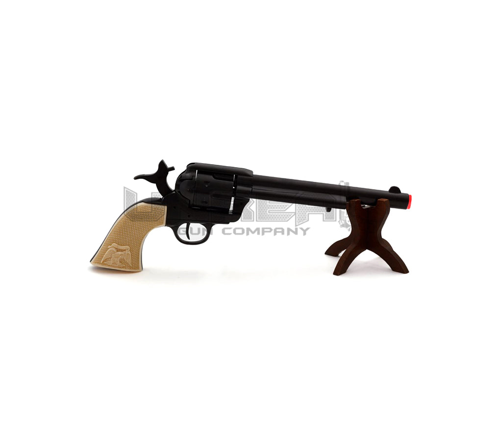 7.5 Inch Caliber .45 Peacemaker Revolver Colt 1873 USA Ivory Handle Black Barrel - 35 cm - Model: 3/1109/N