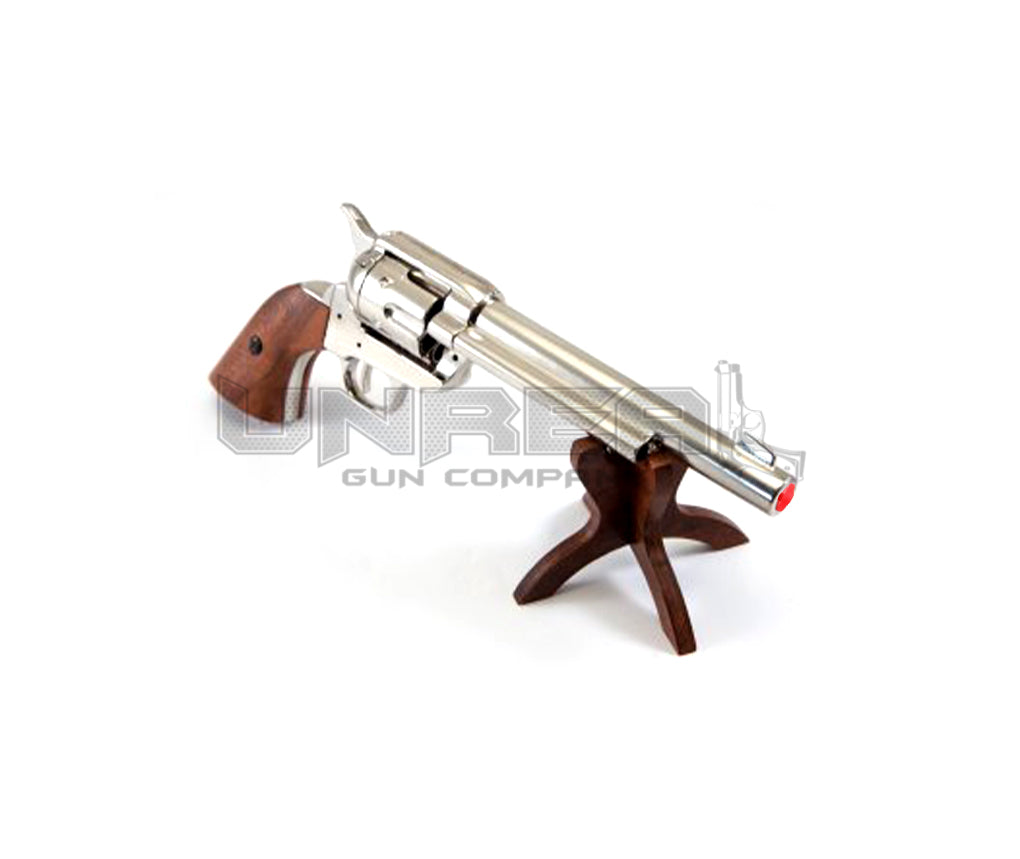 12 Inch Caliber .45 Peacemaker Revolver USA 1873, Wooden Handle Metal Barrel 34cm Model: 3/1191/Nq