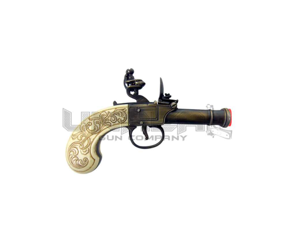 18th Century Flintlock Pistol, England 17cm Model: 3/237/L