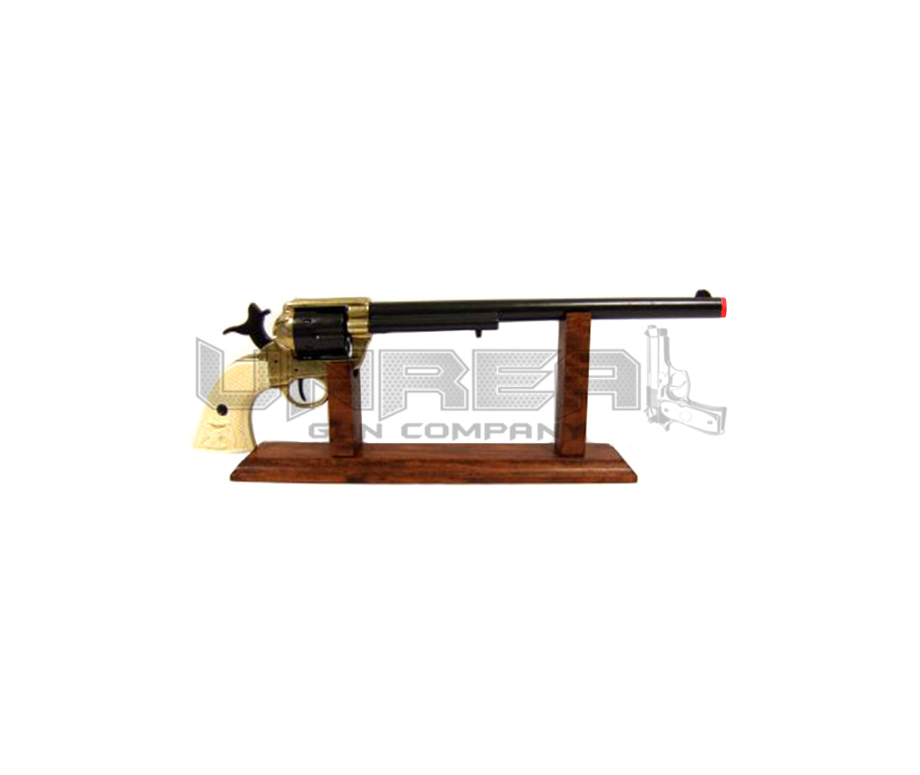 12 Inch Caliber .45 Peacemaker Revolver 1873 Ivory Handle Black Barrel USA - 46 cm - Model: 3/5303