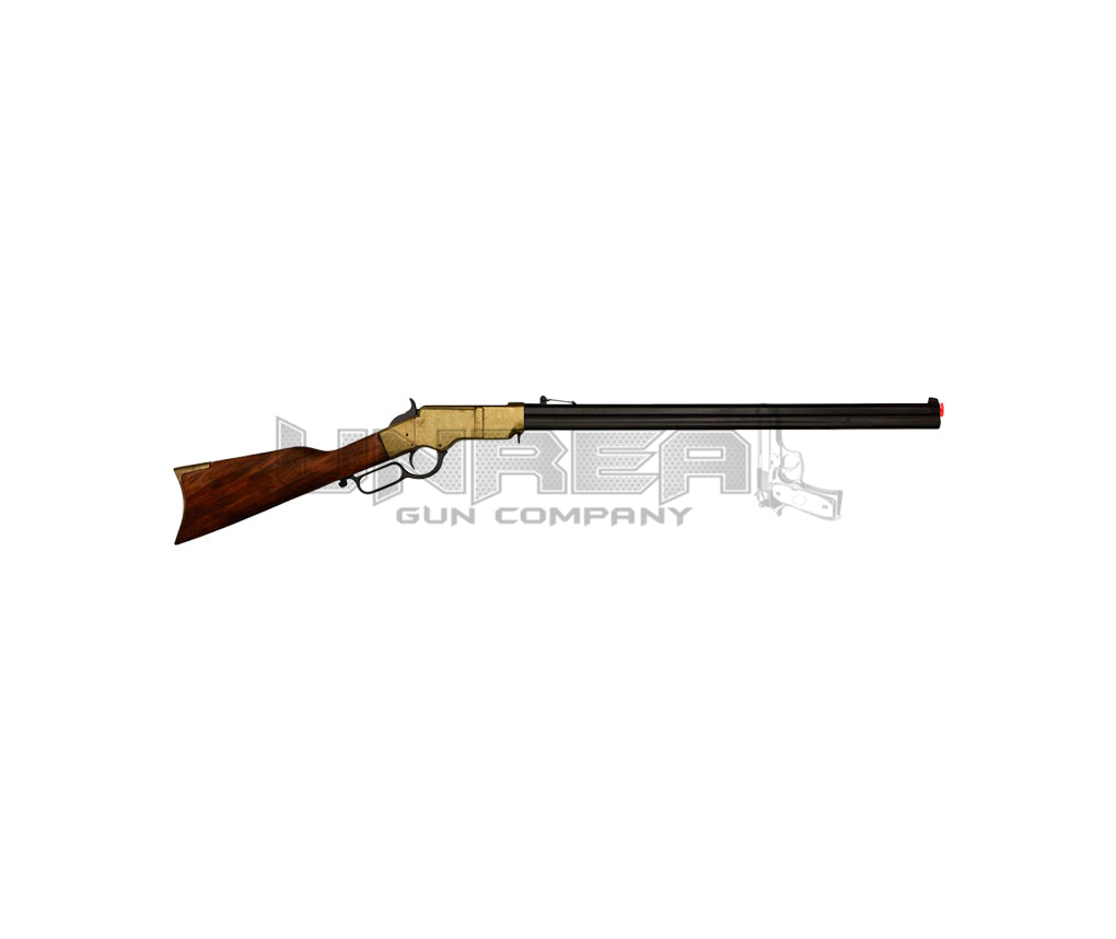 Henry Rifle With Octogonal Barrel USA 1860, Wooden Handle Black Barrel
