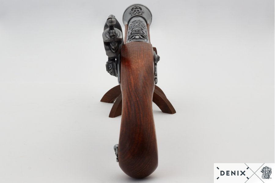 18th Century Flintlock Pirate Pistol (Left-Handed), 37cm Model: 3/1126/G