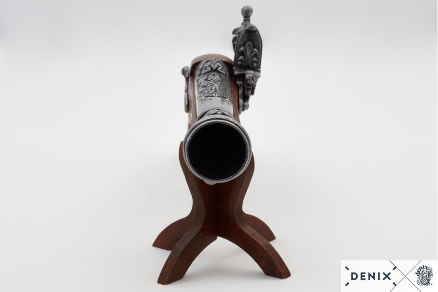 18th Century Flintlock Pirate Pistol (Left-Handed), 37cm Model: 3/1126/G