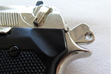 92mm Pistol 1975 Italy, Nickel Plated Beretta