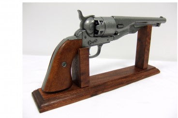 13.5 Inch Caliber .44 American Civil War Army Revolver, USA 1860 Wooden Type Handle Gray Barrel 37cm Model: 3/1007/G