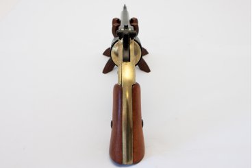 Caliber .45 Schofield Revolver, USA 1869 Wooden Handle Black Barrel 36cm Model: 3/1008/L