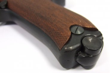Luger Parabellum P08 Pistol Germany 1898, Wooden Handle Black Barrel 25.5cm Model: 3/M-1143