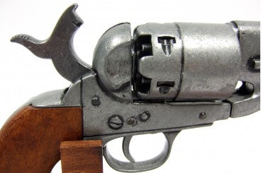 13.5 Inch Caliber .44 American Civil War Army Revolver, USA 1860 Wooden Type Handle Gray Barrel 37cm Model: 3/1007/G