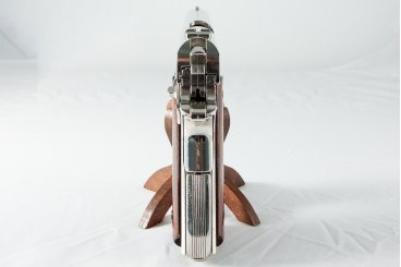 Nickel Automatic .45 Pistol M1911A1, USA 1911 (WWI & II)  - 24cm