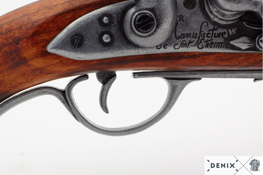 Caribbean French Pirate Pistol, 18th C. 35cm Model: 3/1012