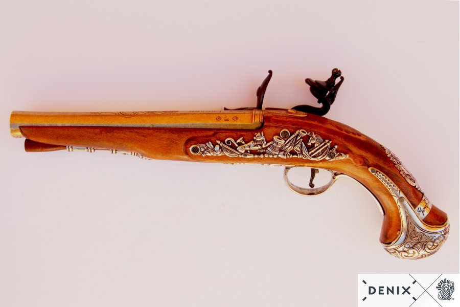 Flintlock Pirate Pistol, Italy 18th Century