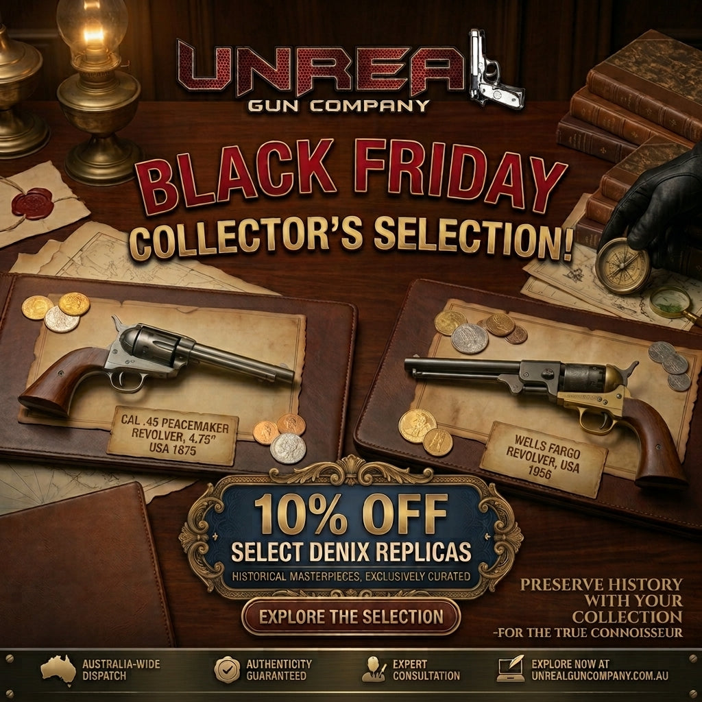 The Unreal Gun Company Black Friday Promotion.