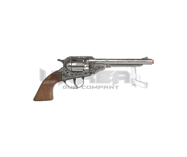 Cowboy Colt Revolver 1851 - 8-Shot - Diecast Metal - Brown/Nickel with Box