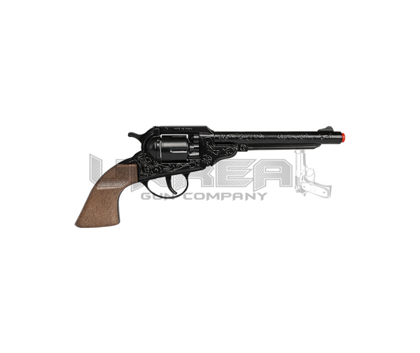 Cowboy Colt Revolver 1851 - 8-Shot - Diecast Metal  - Brown/Black with Box