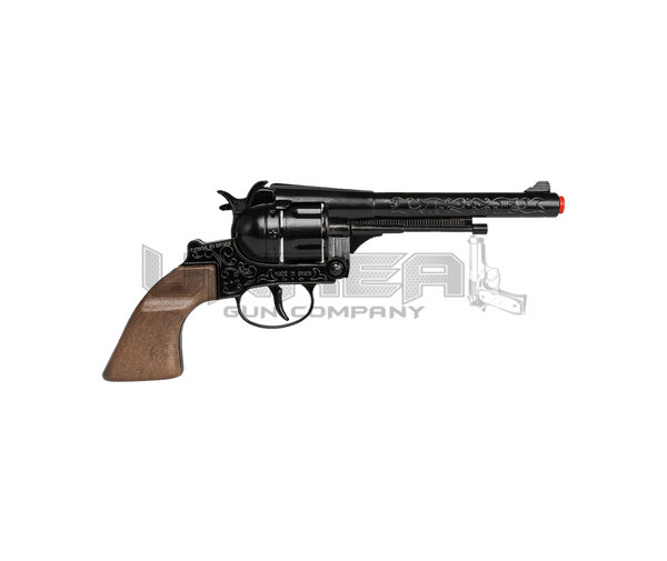Cowboy Revolver - Diecast Colt Navy 1851 - 12-Shots - Brown/Black with Box
