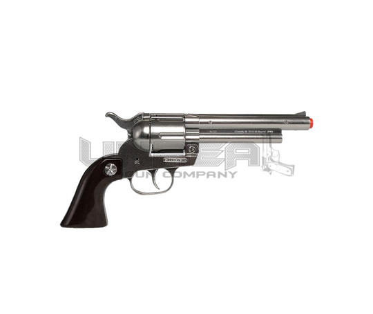 Diecast Peacemaker Western Colt SAA 6 Mm - 12-Shot - Black/Nickel