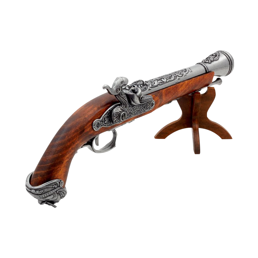 Flintlock Pirate Pistol, Italy 18th Century
