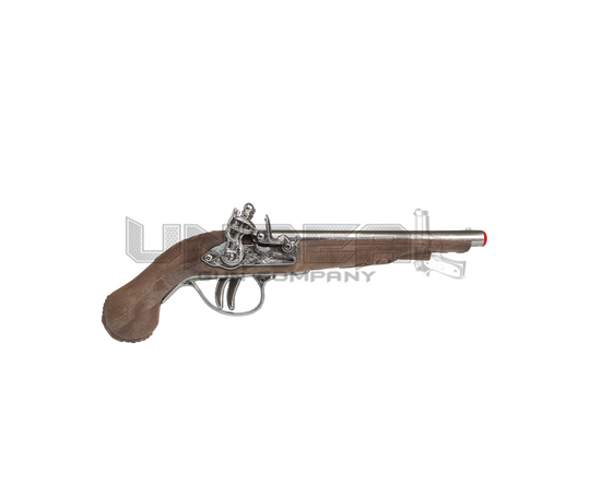 Caribbean Pirate - Diecast Metal and Plastic - 1-shot - Brown/Nickel with Box