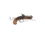 Philadelphia Derringer Pirate Pistol - 1-Shot - Brown/Silver - 13 cm