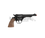 Cowboy Revolver - 8-Shots - Diecast Metal - Black/Brown with Box